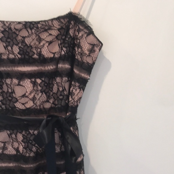 BCBG Max Azria Y2K Vintage Lace Tea Dress - Picture 2 of 8